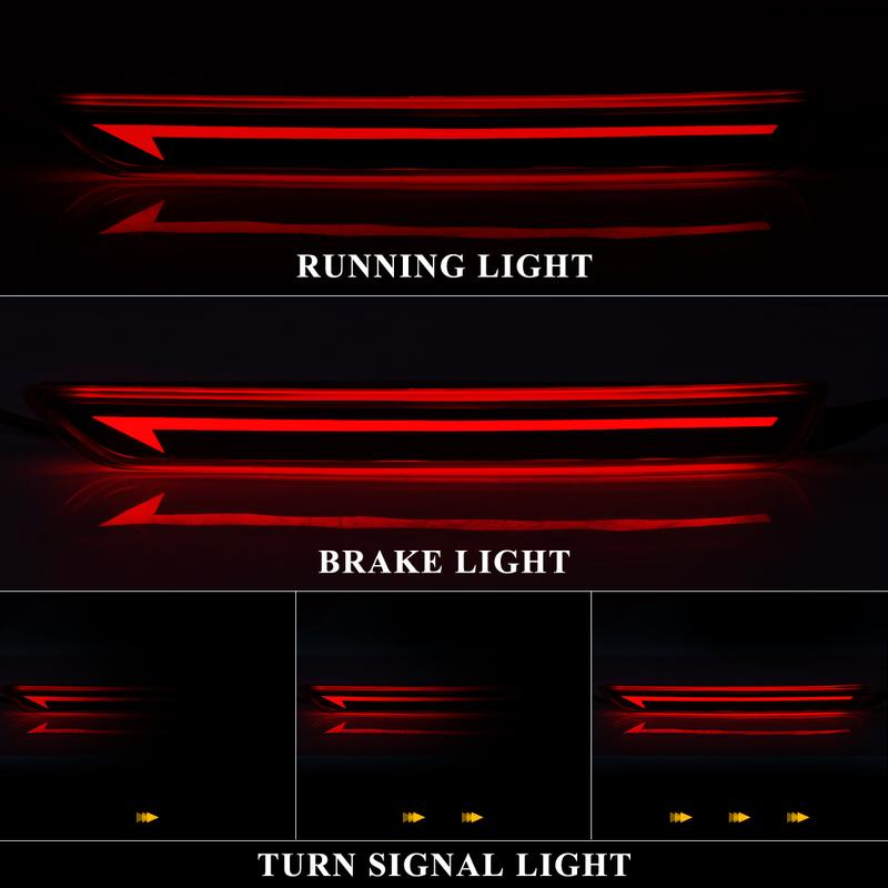 LED Brake Tail Light For Mazda CX-30 CX30 CX50 CX-50    Rear Bumper Reflector Light Driving Warning Lamp 12V