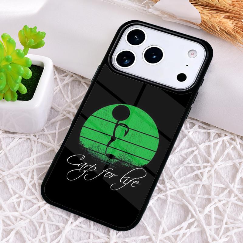 Carp Fishing Fish Phone Case for iPhone 17 Air 16 15 11 12 14 13 Pro Max Shockproof Cover