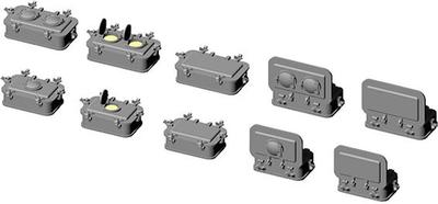 Five Star Model Japanese Navy Ship Deck Skylight 1 Plastic Model Parts FSM351187 1/350 (Ship)