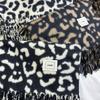 Vintage Y2K Leopard Print Scarf: Warm, Stylish, Versatile Shawl for Autumn/Winter