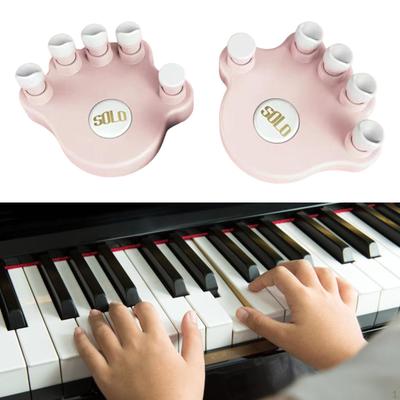 2 Pieces Piano Finger Trainer Adjustable Volume Tool for Training Practicing