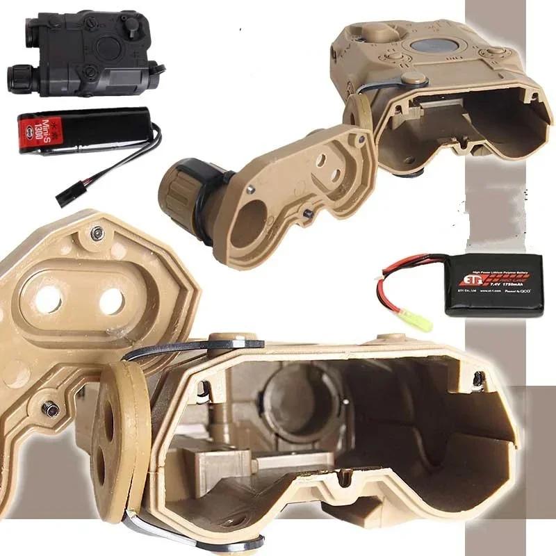 Tactical PEQ NGAL DBAL A2 MAWL C1 Laser Flashlight Airsoft Decorative Box 20mm Battery Case Fit Hunting