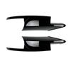 Pair Front Bumper Side Spoiler Cover Flaps Cupwings Aprons For BMW 5 Series F10 M5 Sedan Only 2011-2017 Lower Protector Splitter