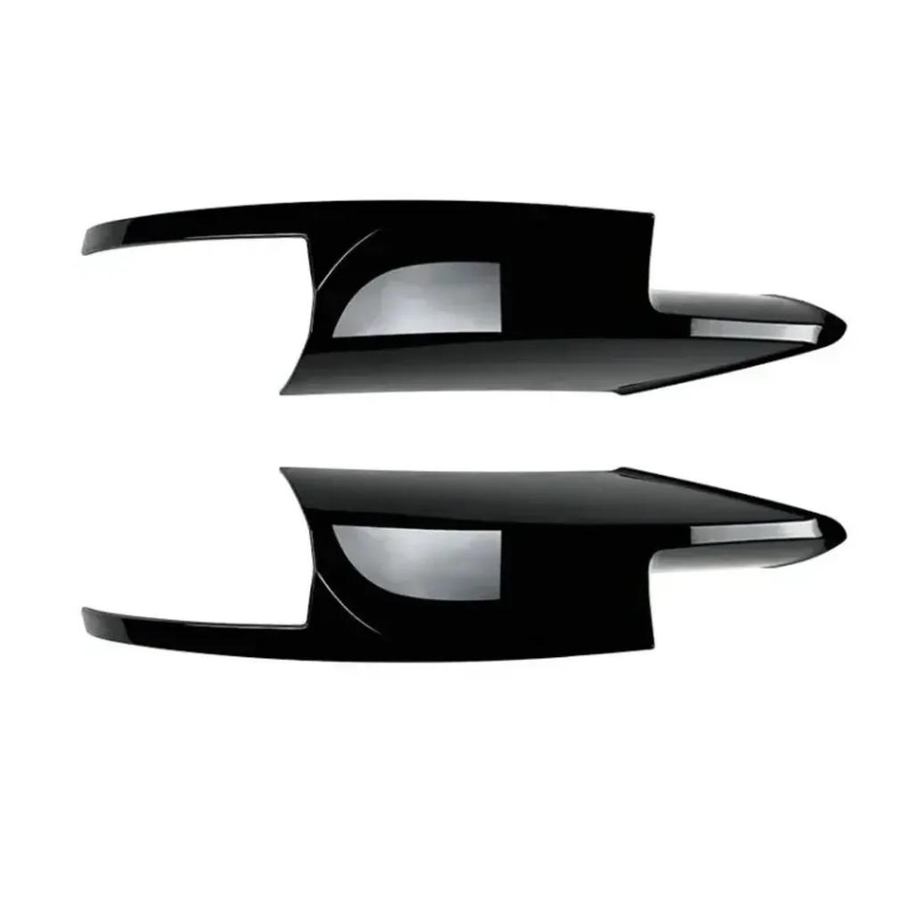 Pair Front Bumper Side Spoiler Cover Flaps Cupwings Aprons For BMW 5 Series F10 M5 Sedan Only 2011-2017 Lower Protector Splitter