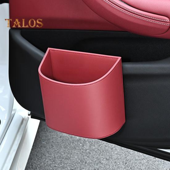 Car Seat Side Organizer Multi-Functional Storage Box for Car Doors And Backs Faux Leather Cell Phones Sunglasses Gadgets for Car Enthusiasts