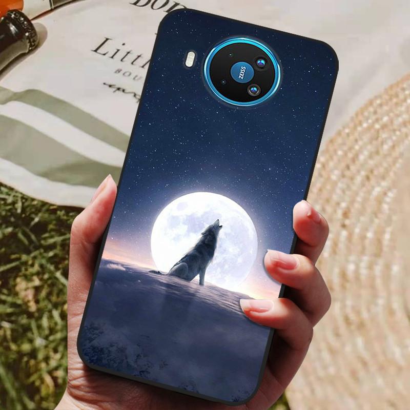 For Nokia 8.3 5G Case Soft TPU Silicone Cover for Nokia 8.3 Nokia8.3 5G Phone Case 6.81 Inch Cute Cat Protective Case Bumper