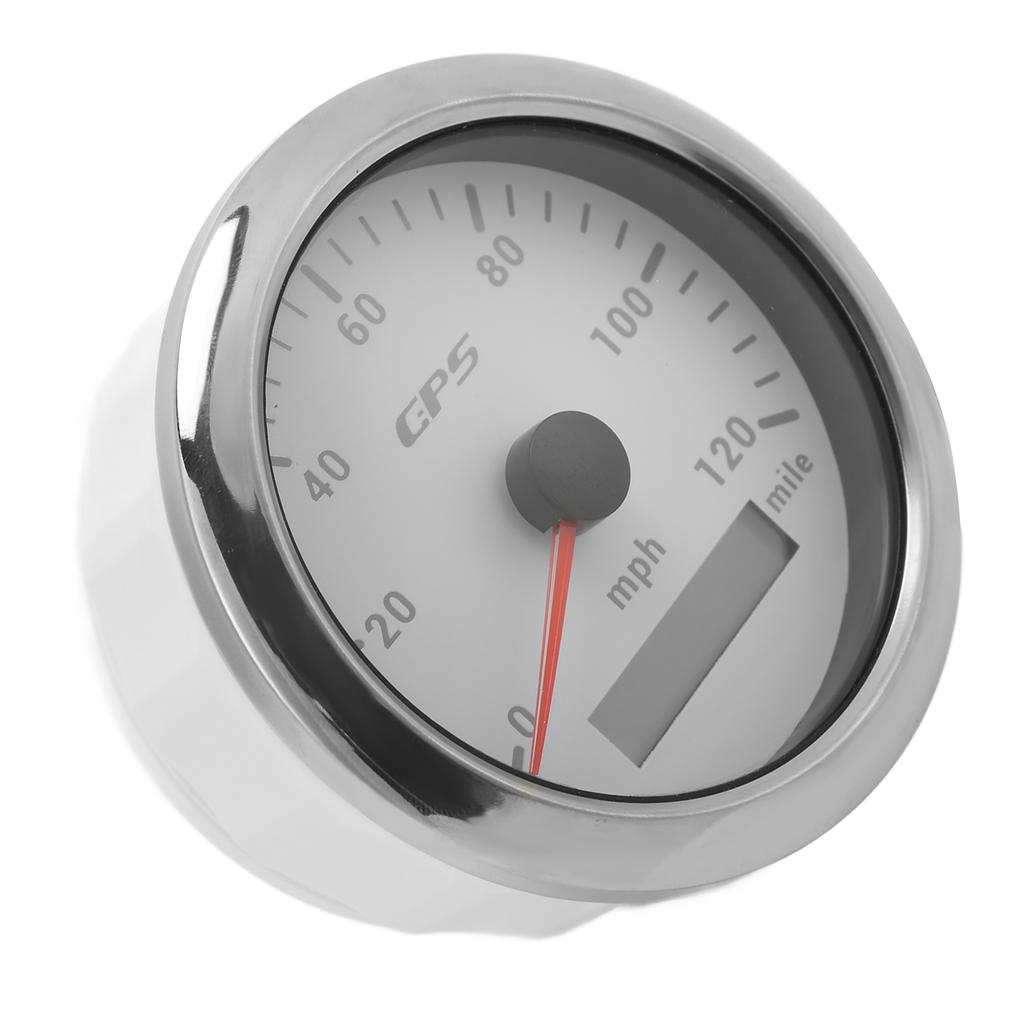 GPS-Tachometer 85mmGrad3,35in Kilometerzähler 120 MPHGradH IP67 Wasserdicht für Schrittinstrumente