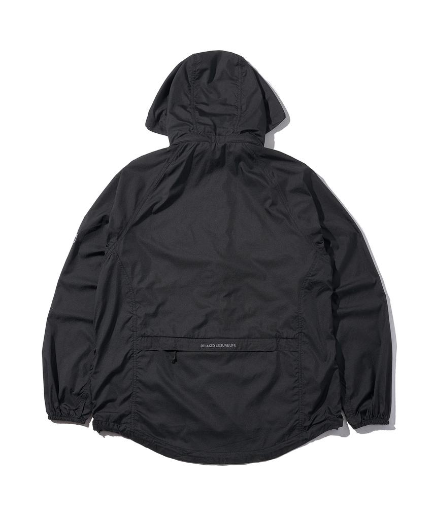 Discus Athletic Sheer Hooded Windbreaker Black