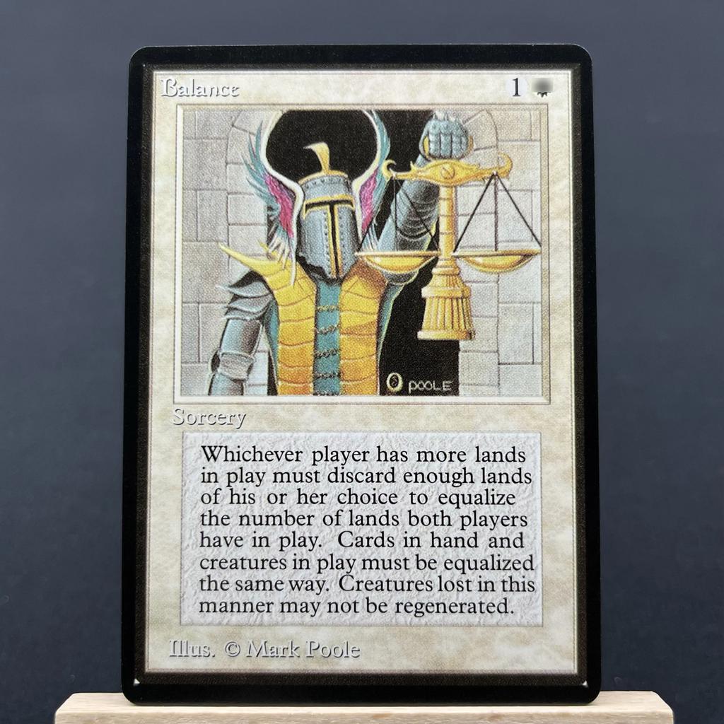 BETA NORMAL1-01 TCG Cards for Home Play magical Proxy Armageddon Vesuvan Doppelganger the Time Walk Balance Personal gather