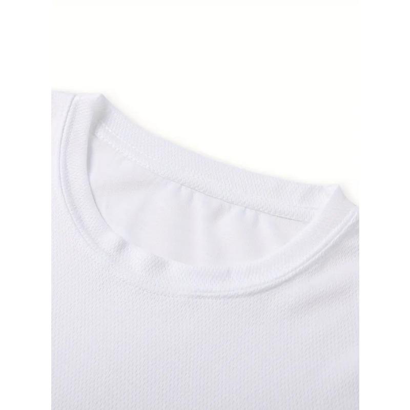 European Sizes 2025 Men'S Summer Casual Round Neck T-Shirt with Trendy Print Design, Regular Fit Adult Casual Fashion Short Sleeve T-Shirt Featuring