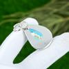 Gift For Women Pendant 925 Sterling Silver Natural Tibetan Turquoise Gemstone
