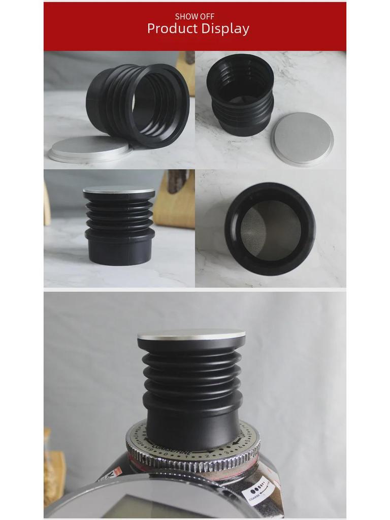 DF64 Italian Coffee Grinder with Telescopic Blowing Bean Bin for Cleaning Residual Powder