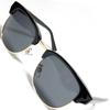 [Berkuto] Black Gold X Smoke Sunglasses, Eyeglasses, Fashion Glasses, Fashion Glasses, Men's, Women's, Round, Square, Transparent, Tinted, Small,