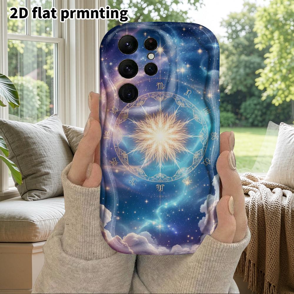 Phone Case: 2D Flat Samsung Galaxy A34 A35 M05 M06 S20 S22 S21 FE Plus 5G Protective Case, Couple Style, Dripping Sauce Design, Christmas and Hallowee