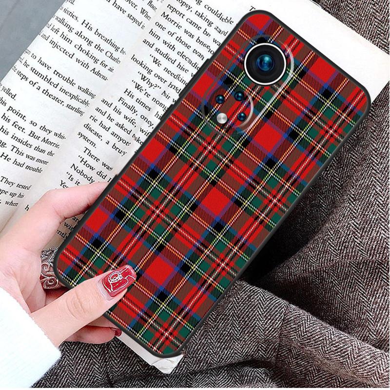Clan Stewart Dress Tartan Plaid Case For Honor Magic 8 6 7 Lite Honor 400 200 Pro 50 70 90 X8c X8b X9a X9c X9b X9d Win Cover