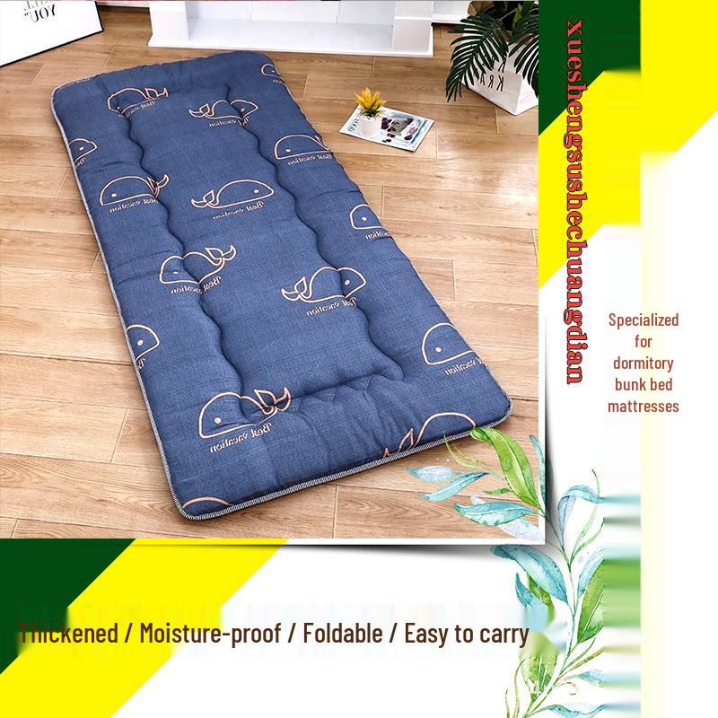 Foldable 90x190 Single Bunk Bed Tatami Mattress for Dormitory or Kindergarten.