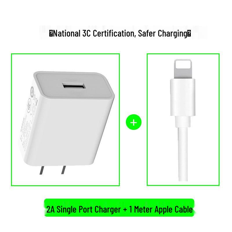 5V 2A USB Charger Head for Mobile Phones, Bluetooth Earphones, Senior Phones, and Speakers