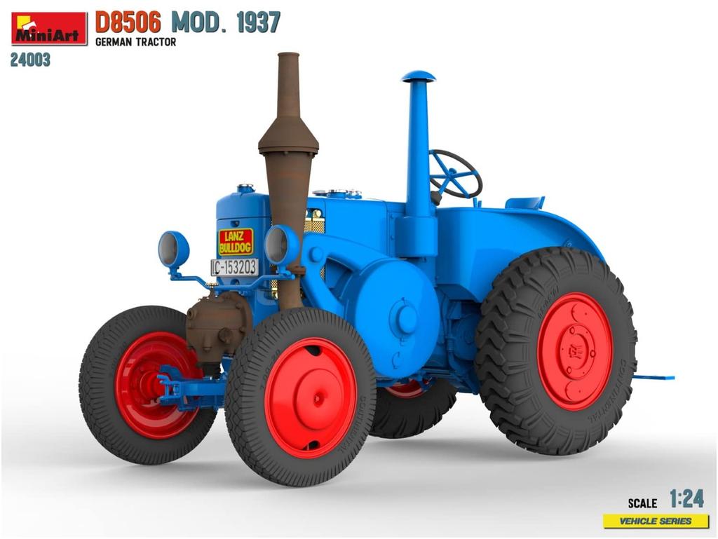 Miniart German Tractor D8506 1937 Plastic Model MA24003 1/24