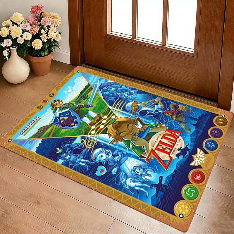 Legend Zelda Living Room Nonslip Area Rug Soft Carpet For Bedroom Game Playroom Sofa Office Home Decor Doormat Christmas Gift C9302677