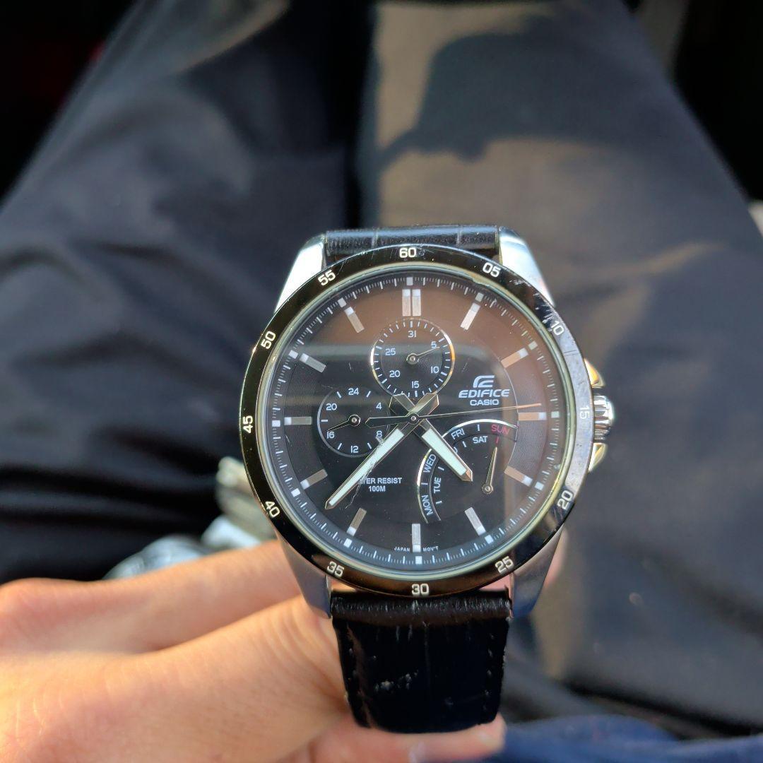 Limit price! ! 1 Week Limited EDIFICE Chronograph Watch Black