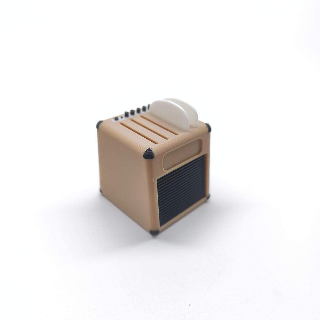 3D Printed Ukulele Guitar Pick Box & Simulation Speaker Desktop Ornament