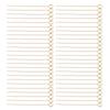 50pcs Floral Picks Clips Reusable Golden Metal Wire Floral Place Card Holder 6in Photo Memo Holder Pick for Wedding