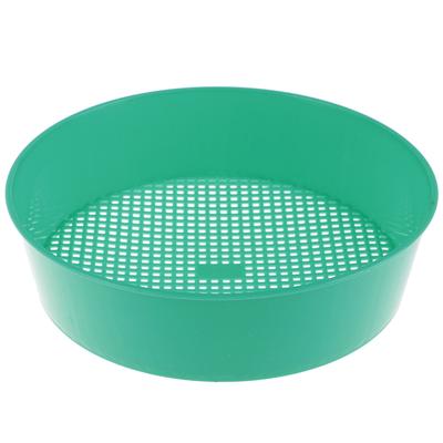 1Pc Plastic Garden Sieve Riddle Green For Composy Soil Stone Mesh Gardening Tool