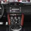 Für Subaru BRZ Toyota 86 2013-2020 Echte Hart-Kohlefaser-Zubehör Innenausstattung Auto Zentrale Steuerung Dekoration Abdeckung Aufkleber