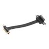 Extension Cable PCIE 1X Dual Vertical 90 Degrees  Network Adapter Line with LED Indication 15cm