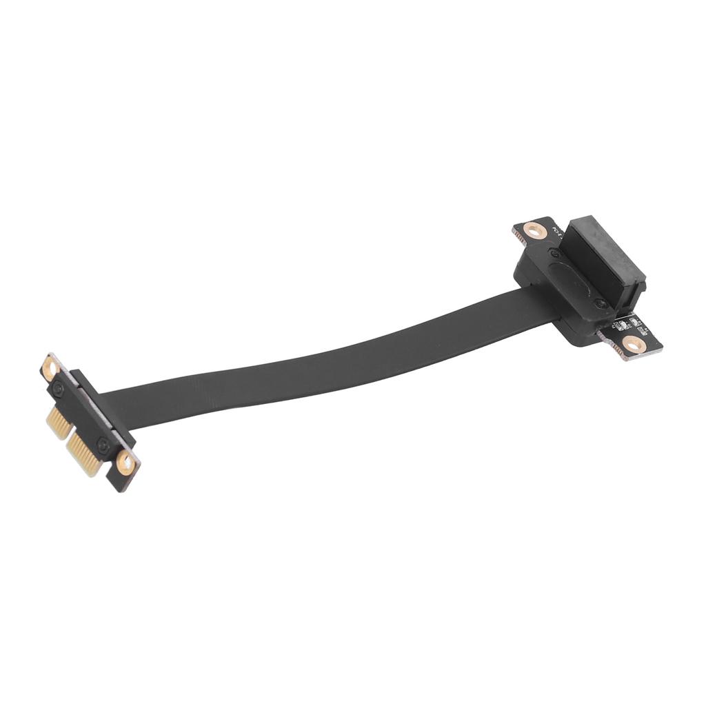 Extension Cable PCIE 1X Dual Vertical 90 Degrees  Network Adapter Line with LED Indication 15cm