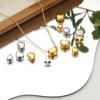 10Pcs Stainless Steel Gold Color Star Heart Spacer Beads for Bracelet Findings Necklace Earrings Making DIY Jewelry Accessories