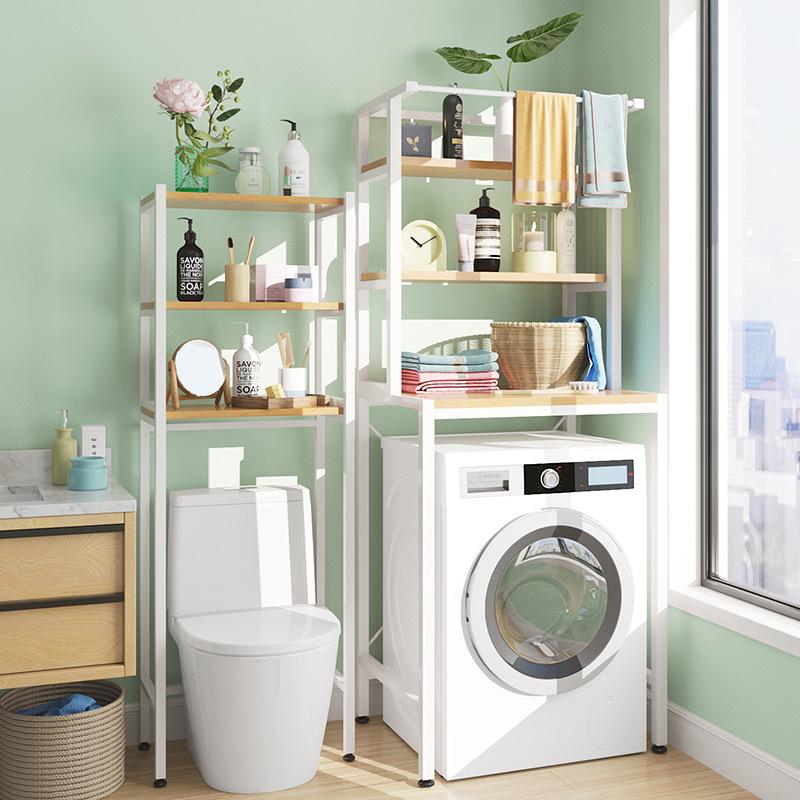 Stainless Steel No-Punch Multi-Layer Bathroom Storage Rack for Above Toilet