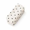 Polka Dot Pencil Case Set Large Capacity Canvas Zipper Pen Pouch for Students School Office Travel Makeup Storage