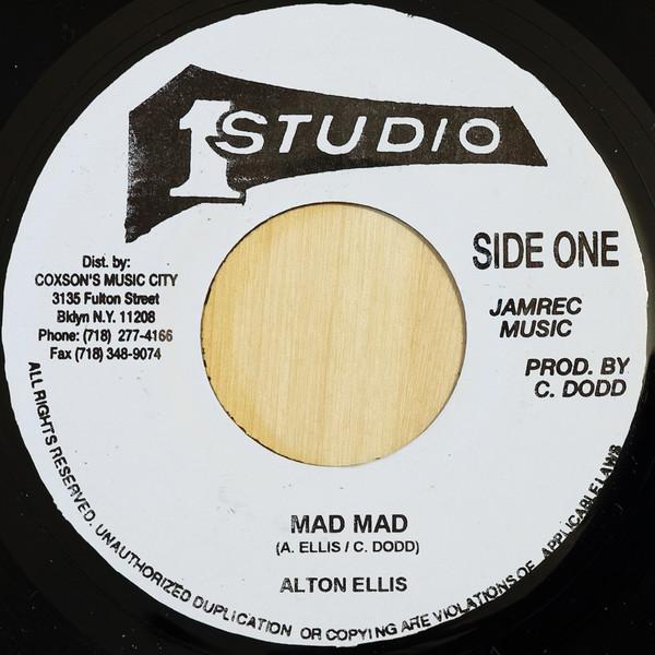 

7inch Record ALTON ELLIS - Mad Mad NONE Studio One Jamaica Reggae, Ska & Dub Used