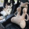 Animal Pattern Car Seat Pillow Cartoon Pattern Kids Neck Pillow Baby Travel Pillow  Sleeping Use