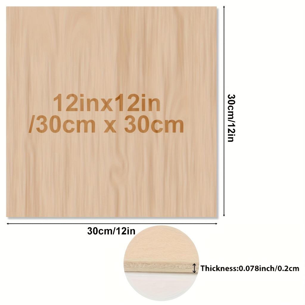 2MM Lipové drevo štiepky na laserové rezanie, DIY projekty a architektonické modely