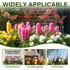 50 Pcs Garden Dragonfly Stake Plastic Simulation Garden Stake Decoration Creative Dragonfly Ornament for Flowerpot Outdoor Lawn