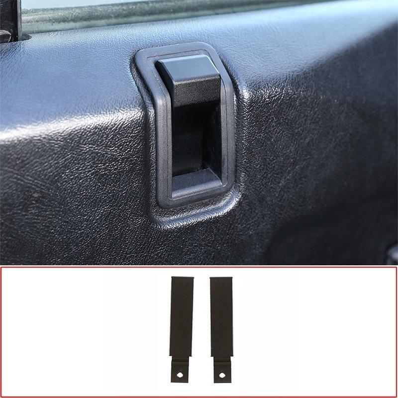 For Land Rover Defender 90 110 130 2004-18 Aluminum Alloy Car Internal Door Latch Outside Frame Handle Cover Trim Car Accessorie