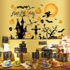 New Novelty Halloween Pumpkin Wall Stickers Glass & Bedroom & Window Removable Decoration Stickers