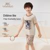 YEEHOO Boys' Modal Breathable Short Sleeve Pajama Set
