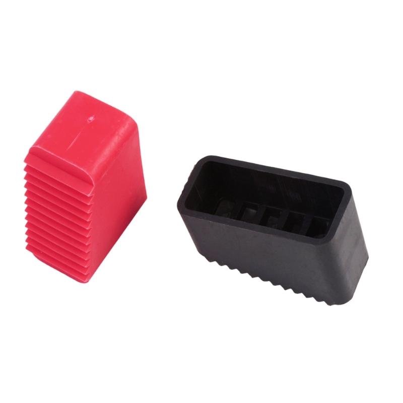 4 יחידות כיסויי רגלי סולם כרית הארכה כיסוי סולם בולם בטיחות החלפה לאביזרי בטיחות לסולם