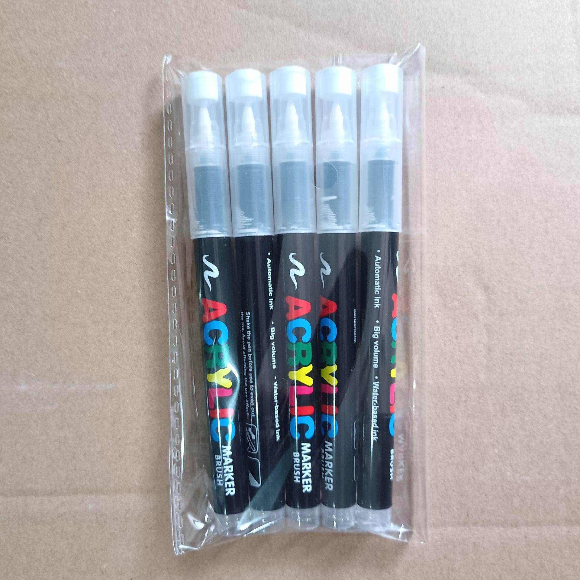 Непрозрачный акриловый маркер для детей - На водной основе, Легко моется, Можно наносить слоями