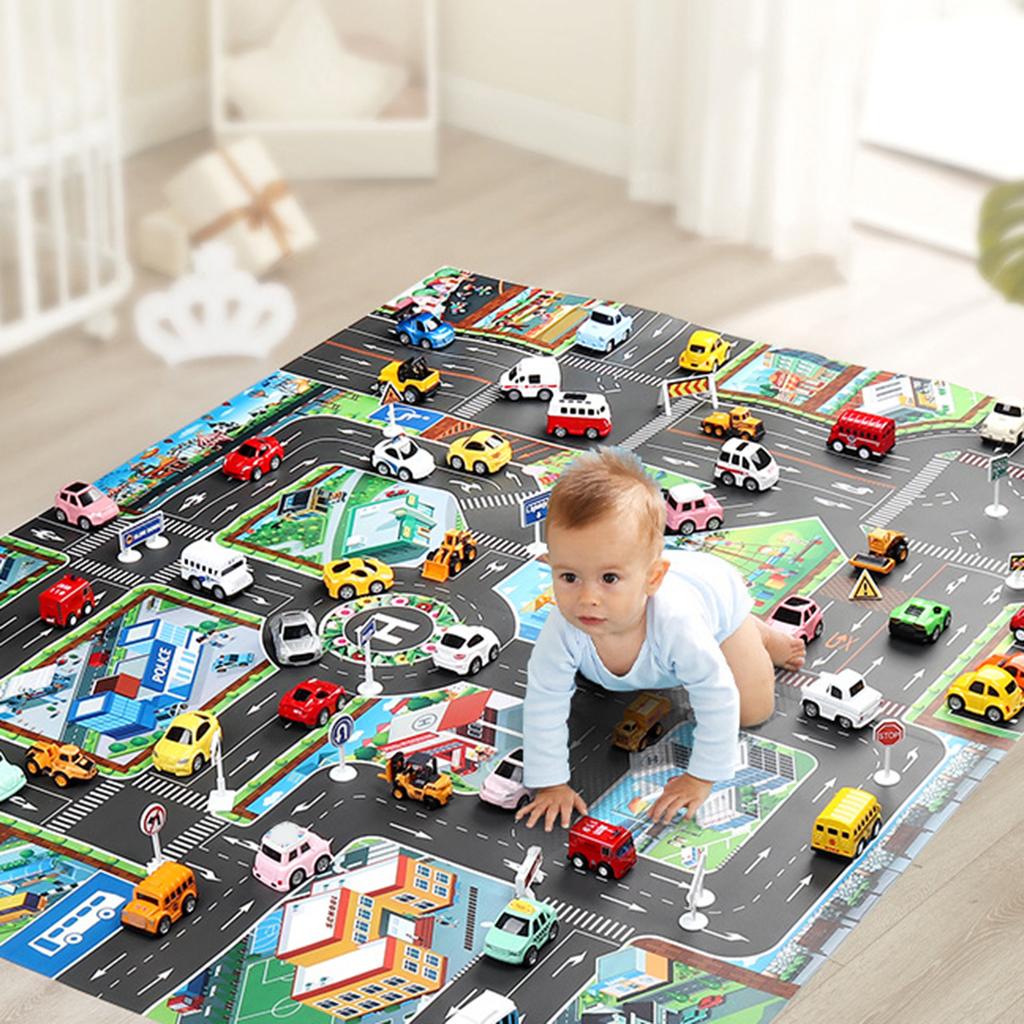 Modren Playing Pad Flexible Folding Traffic Game Mat