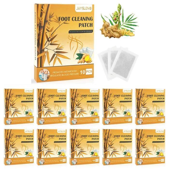 Patch Detox Pieds - Deep Cleansing - Gingembre - Soulagement du Stress - Amélioration de la Circulation