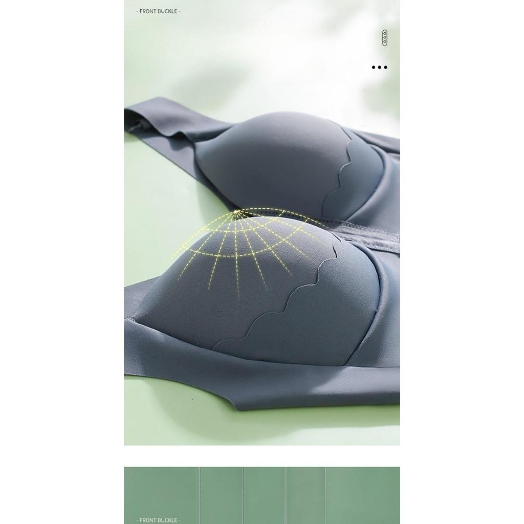 Plus Size Front Clasp Bra with Wide Straps for Women - Comfortable and Supportive Design