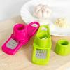Mini Manual Garlic Grinder - Creative Garlic Press & Mash Tool, Compact Green Kitchen Gadget for Fresh Garlic Prep