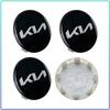 4 Pezzi 58MM Coprimozzi Centrali per Ruote Auto Badge Coprimozzo Cerchione Emblema Styling Per Kia Sauer CUB CEED Cerato Forte K8 K900 Optima Picanto RIO VG Ray EV