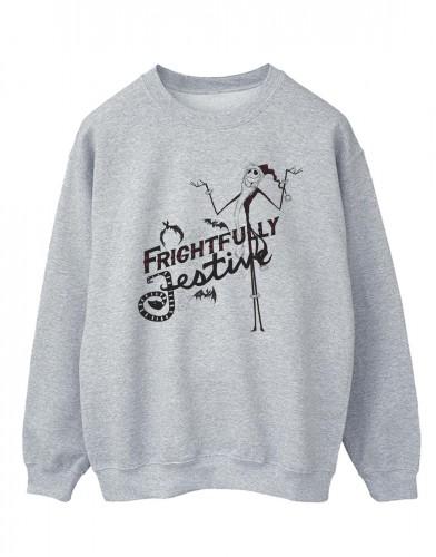Disney Mens The Nightmare Before Christmas Frightfully Festive Cotton Sweatshirt