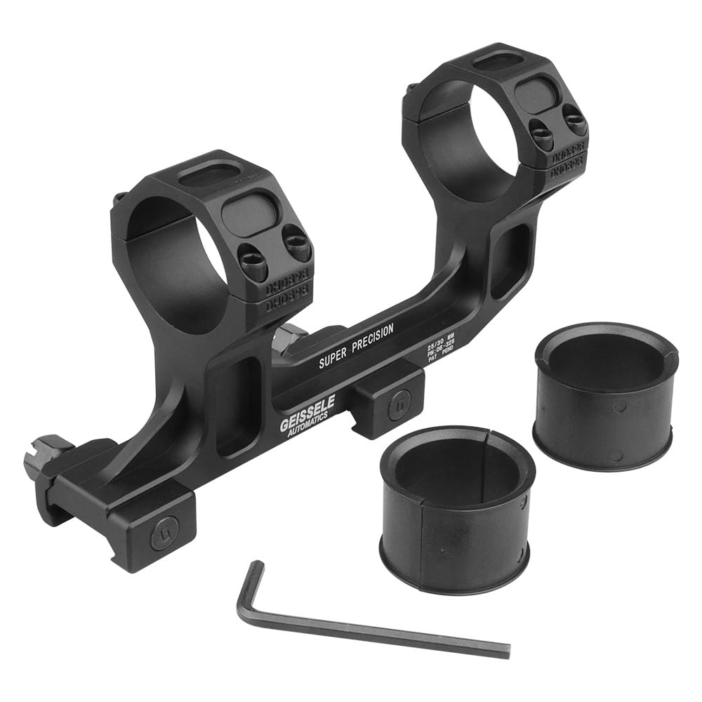 

ProWildGear GEISSELE Type Ring Scope Mount Integrated Optical Sight Mount 20mm Rail Picatinny 30/ 25.4mm (1.93/Black) [Item]