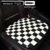 Plaid Heated Car Seat Cushion for All Seasons - Single Seat Interior Accessory.